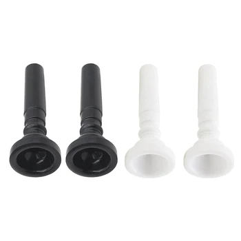 

4 Pieces Trumpet Plastic Mouthpiece for Trumpet Replacement Parts Accessories