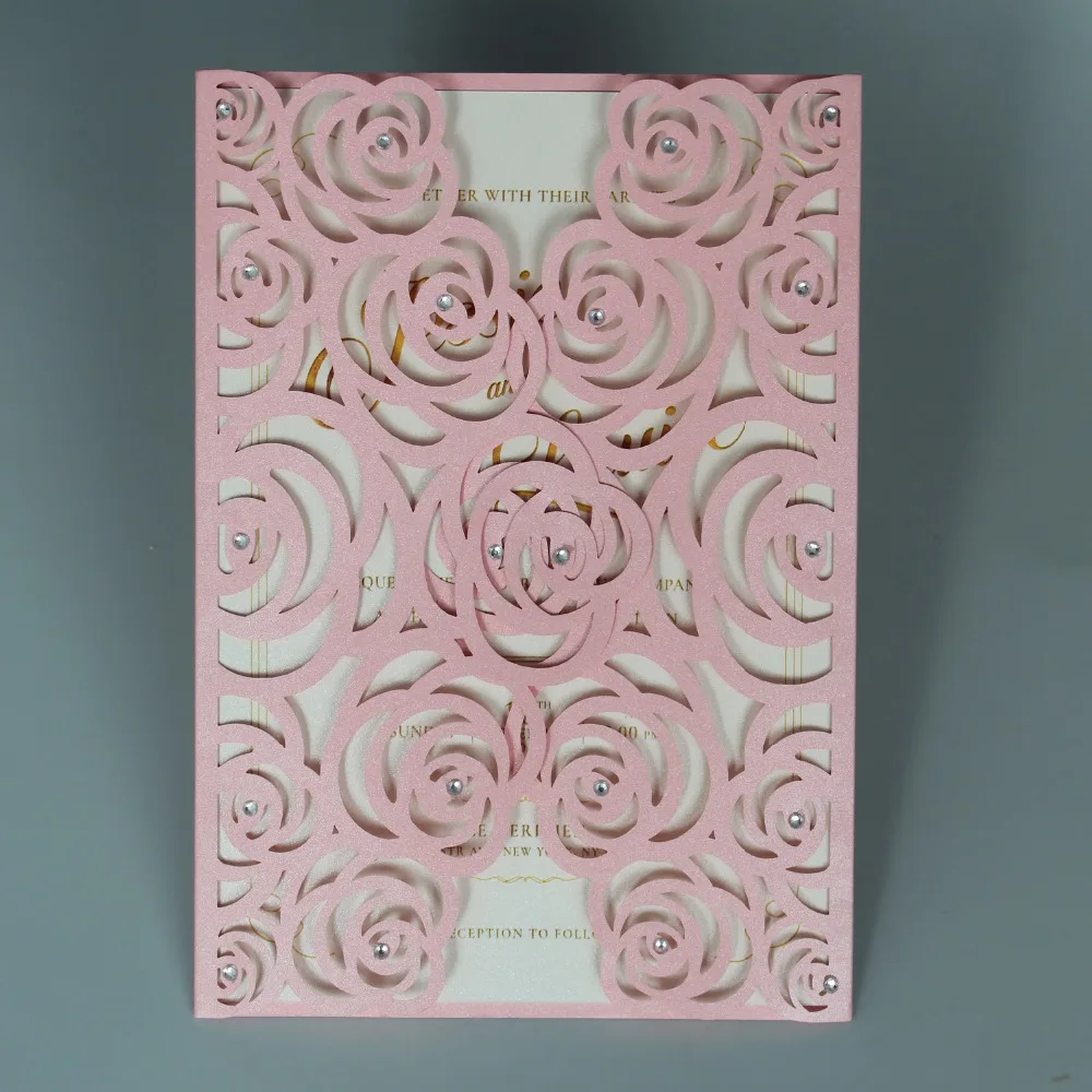 Pink Invitation Card