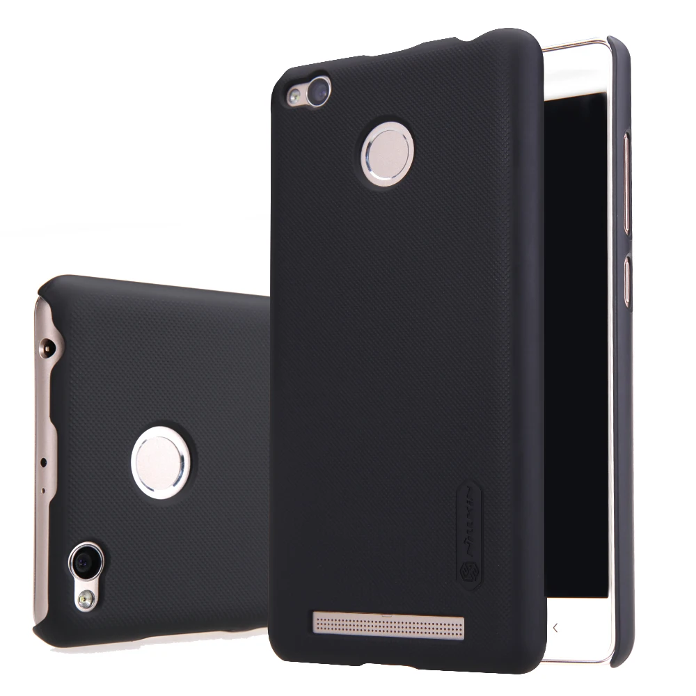 Nillkin frosted case for xiaomi redmi 3 pro prime case 5 hard plastic back cover with