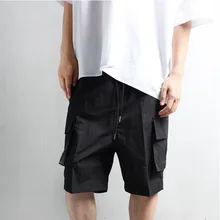 27-44 Новинка wo Мужская и мужская одежда модная индивидуальная на шнурке рабочие карманные повседневные шорты плюс размер костюмы