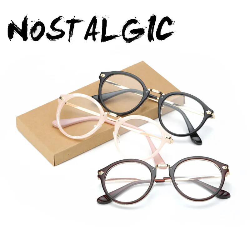BYLEN мужские и женские круглые очки унисекс ретро круглые очки Оптические очки оправа женские очки Femininos Gafas