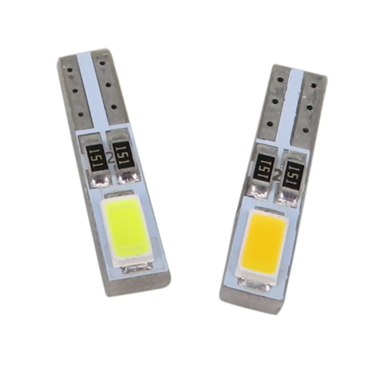 20 шт. светодиодсветодиодный лампы WLJH T5 W3W 5730 SMD 37 74 ангельские глазки|car light|car panel led