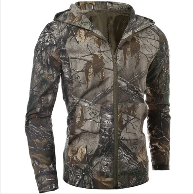 

2017 Men Short Jungle Camouflage Jacket Outdoor Sport Coat Foreign Stealth Hooded Jacket