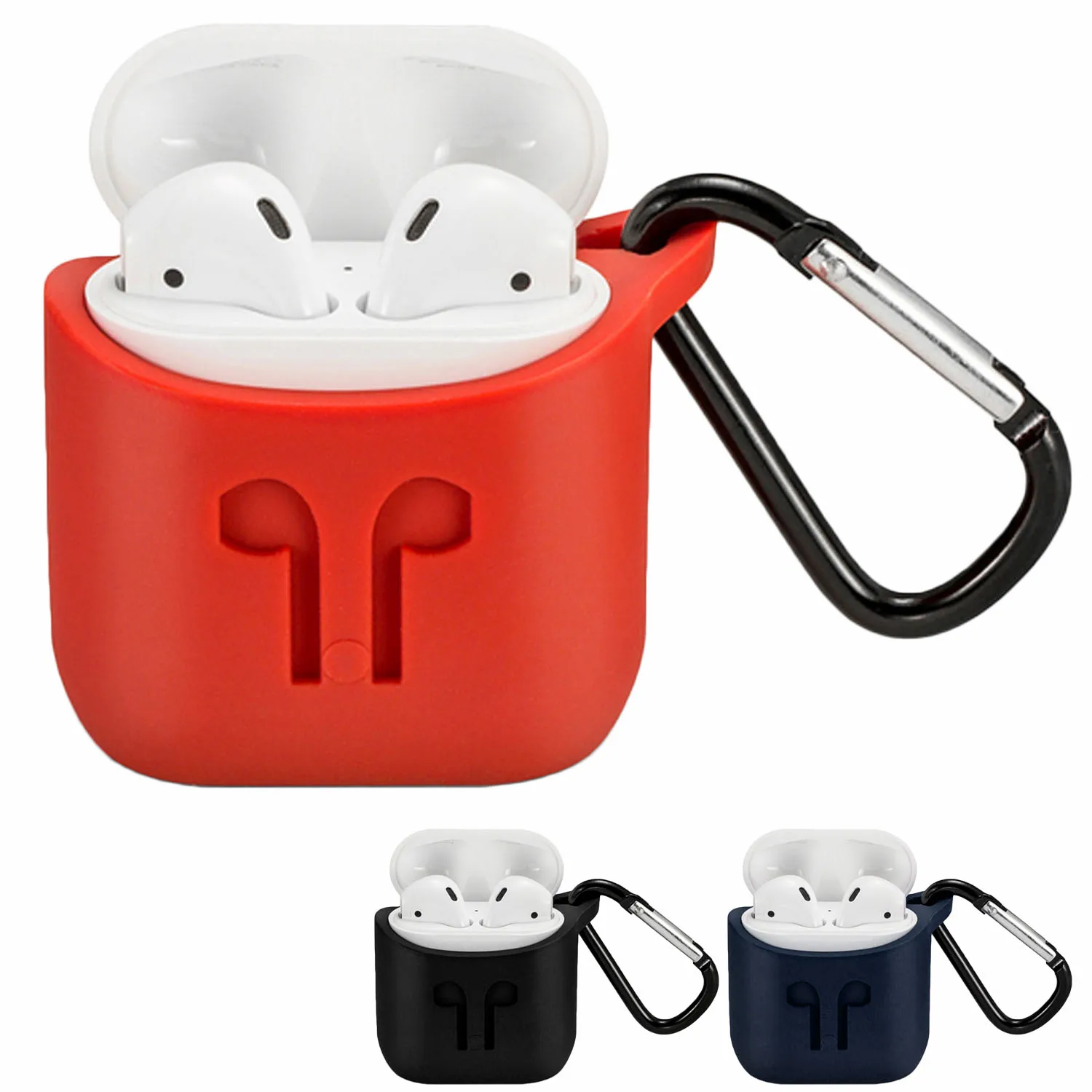 Vococal Protective Pouch Holder Shell Storage Box Bag with Carabiner