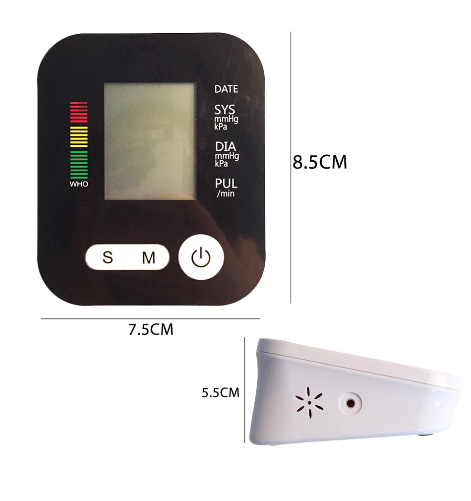 Цифровой тонометр для измерения артериального давления, медицинское оборудование, ЖК-аппарат для измерения давления, монитор сердечного ритма