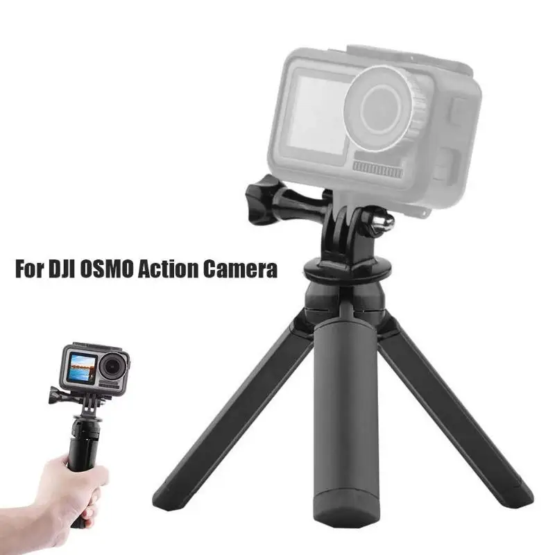 

Aluminium Alloy Mini Tripod Video Stand Handle Grip for DJI OSMO Action Cam