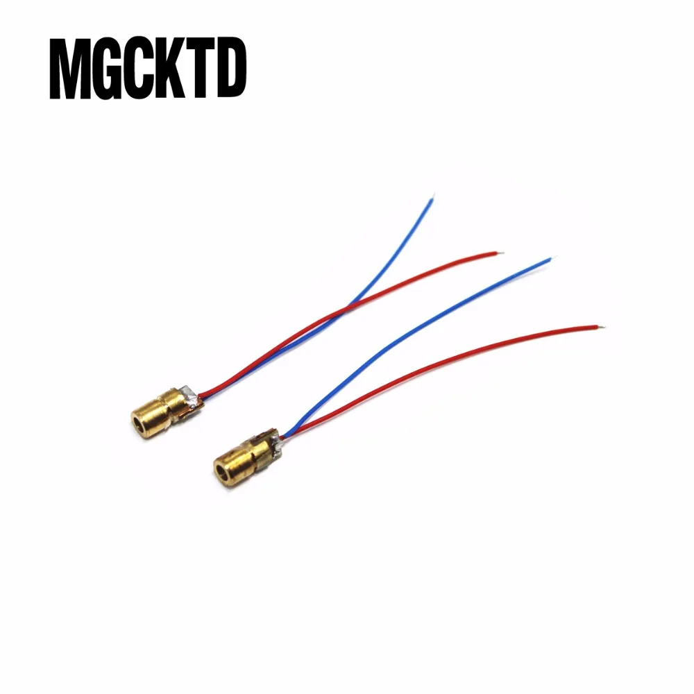

B3-01 NEW 10Pcs 5V 650nm 5mW Laser Red Dot Module red laser sight red laser diode laser pointer Hot sale