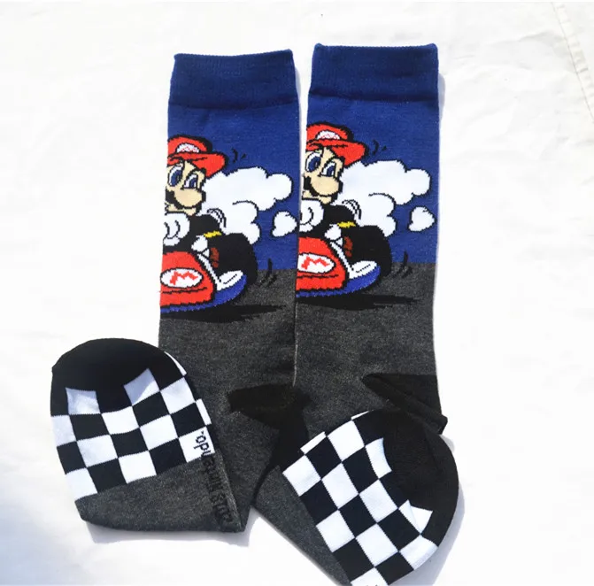

game Super Mario Socks Street Cosplay Cotton Comics Women Men Donkey Kong Mario Bros Socks Party Novelty Funny Party halloween