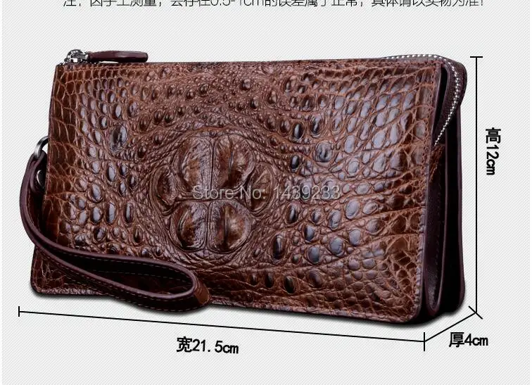 Genuine Real Tail Crocodile Alligator Skin Leather Man Bifold White Wallet