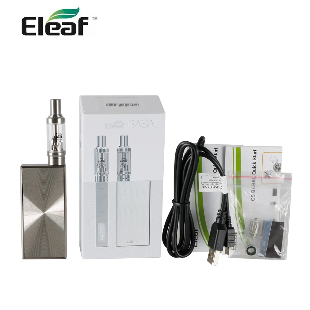 Оригинальный Eleaf BASAL Quick Start Kit 30 Вт со встроенным аккумулятором 1500 мА · ч MTL 1 8 мл