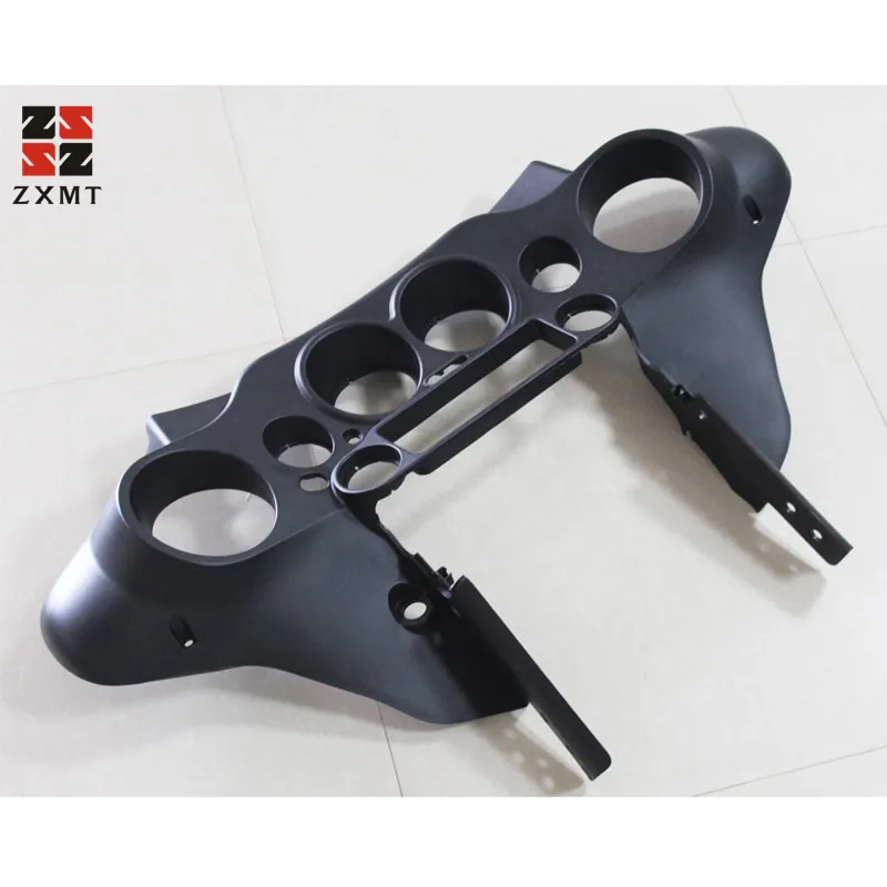 

ZXMT Unpainted Matte Black Front Inner Speedometer Cover Cowl Fairing Fits For Harley Street Electra Glide 1996-2013