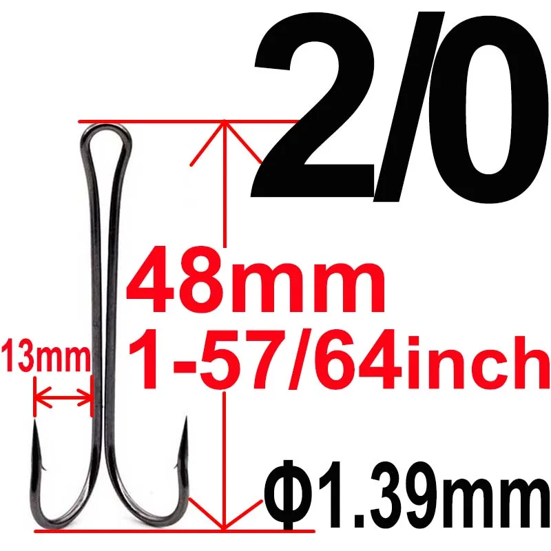 20 шт. длинный хвостовик двойной крючок рыболовные крючки для завязывания мушек duply крючок для джига окуня рыболовные снасти для мягкой приманки - Цвет: 2l0