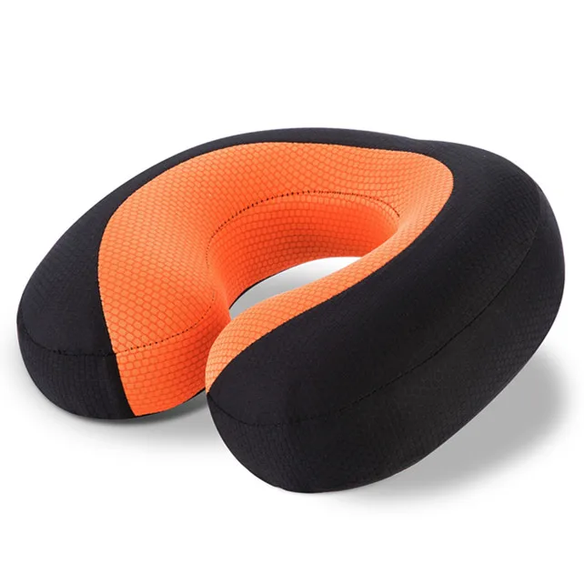 

GRAPHENE TIMES Pure Graphene U Shape Air Filled Neck Support Pillow Inflatable Travel Pillow Far Infrared Physical Therapy