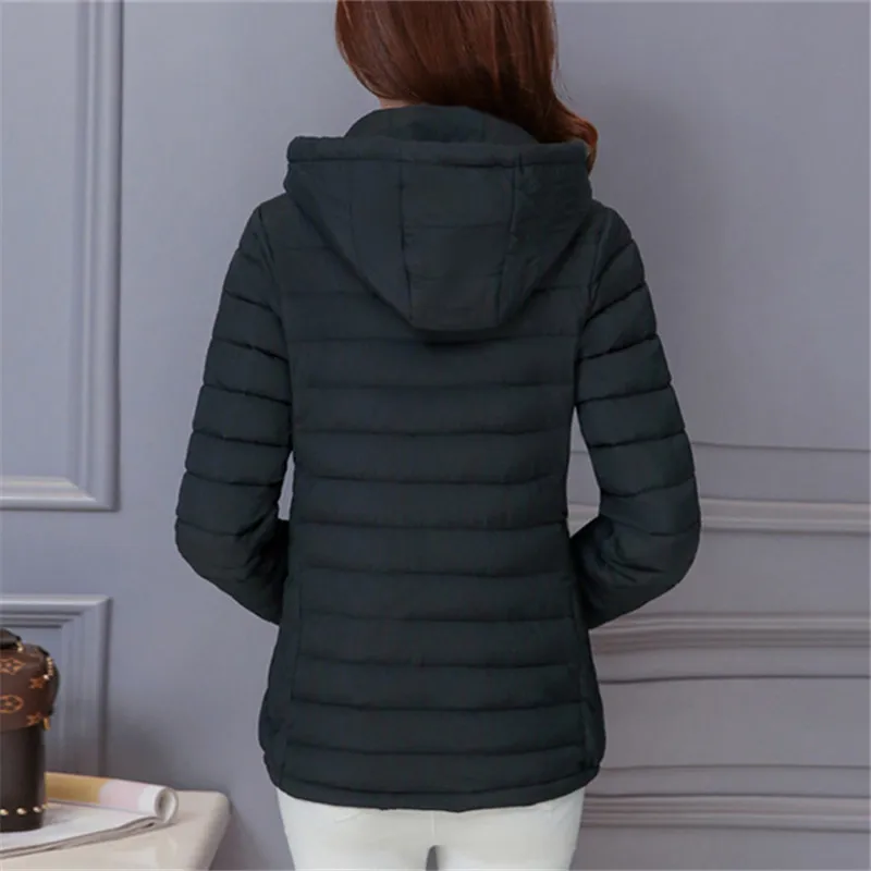 Neploe M-4XL стеганая куртка новая мода Chaqueta Mujer тонкое хлопковое пальто Верхняя одежда для женщин плюс размер женское осенне-зимнее пальто 68008