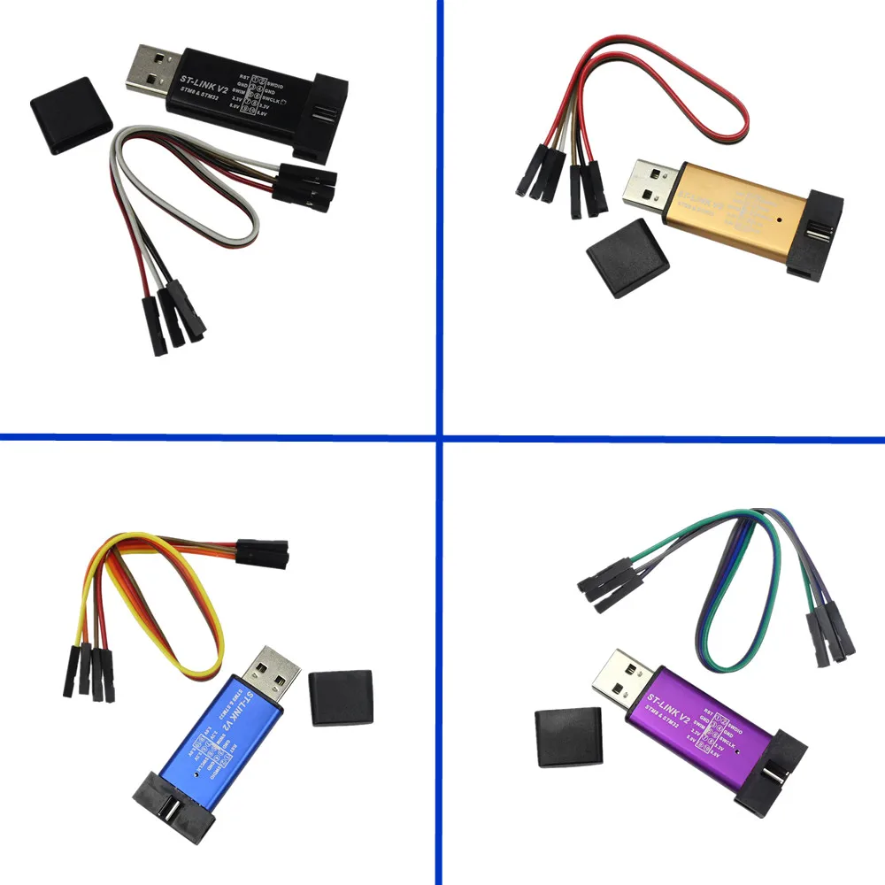 ST LINK Stlink Link V2 Mini STM8 STM32 симулятор загрузки программатор с крышкой|Интегральные