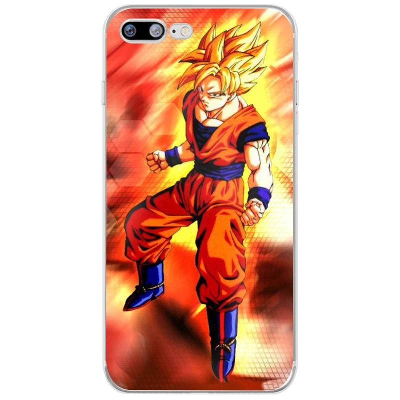 Манга комиксы Dragon Ball z goku DragonBall Мягкий силиконовый чехол из ТПУ чехол для iphone 7 6 6s 8 Plus 5S SE X Xs Max Xr Coque Capinha