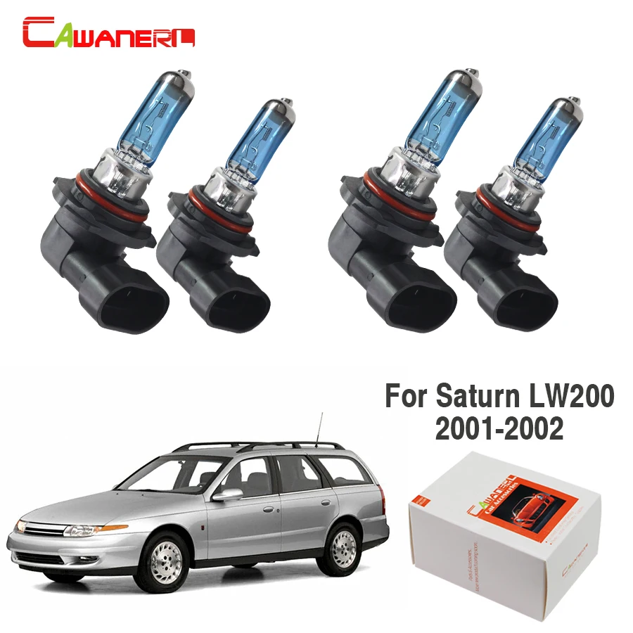 Cawanerl 100W 9006 + 9005 Автомобильный источник света галогенная лампа фара дальнего и