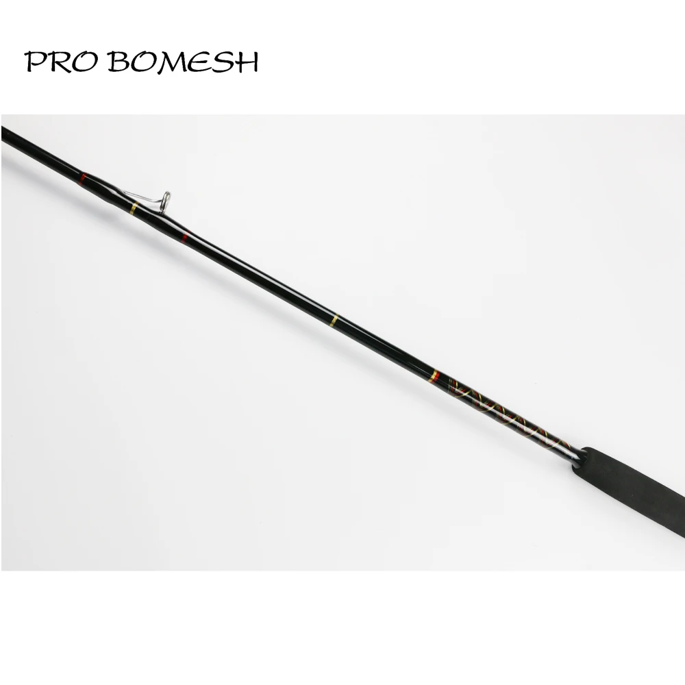 Pro Bomesh 1 шт. 1,86 м 2,05 м 1 секция 80 фунтов Fuji катушка сиденье удилище для ловли на блесну глубоководная Удочка лодка удилище