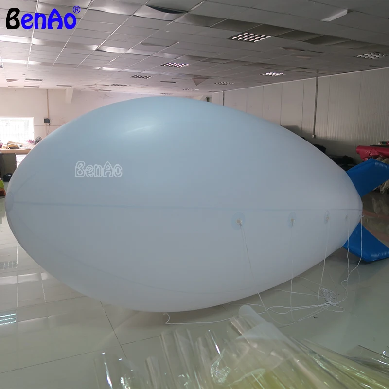 Надувной Гелиевый шар Benao AO705 4m дирижабль для продажи 13 футов надувной белый blimp на