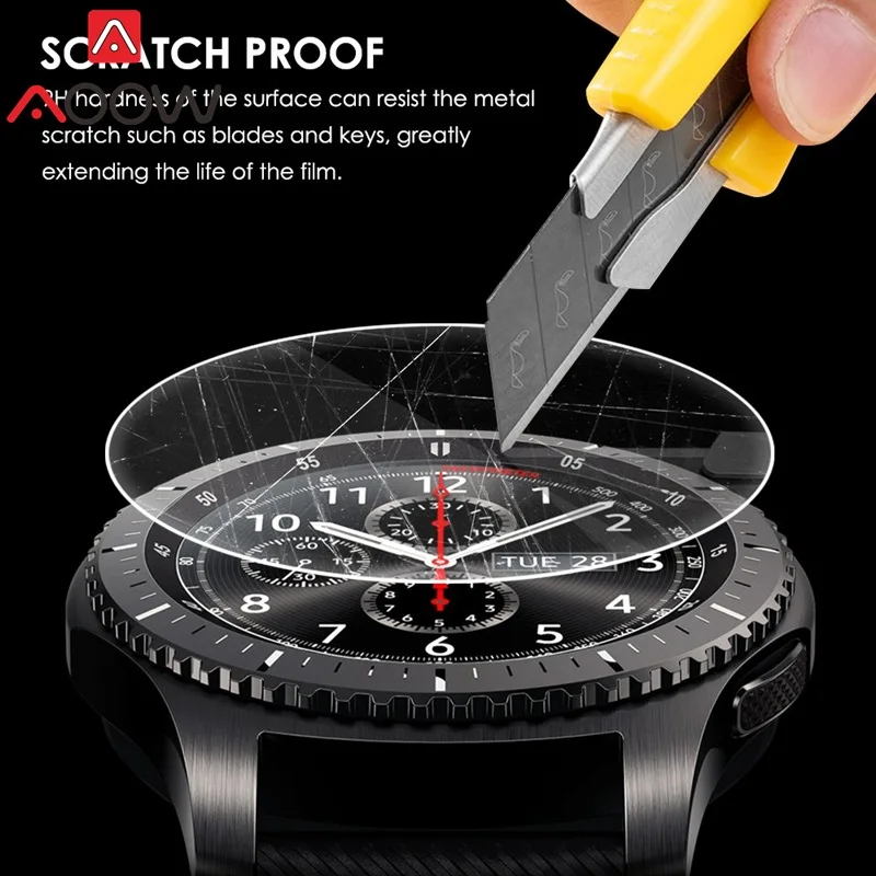 2 шт. закаленное стекло для Samsung Galaxy watch 46 мм Gear S3 Frontier S2 Sport Classic защита экрана 9H 2.5D