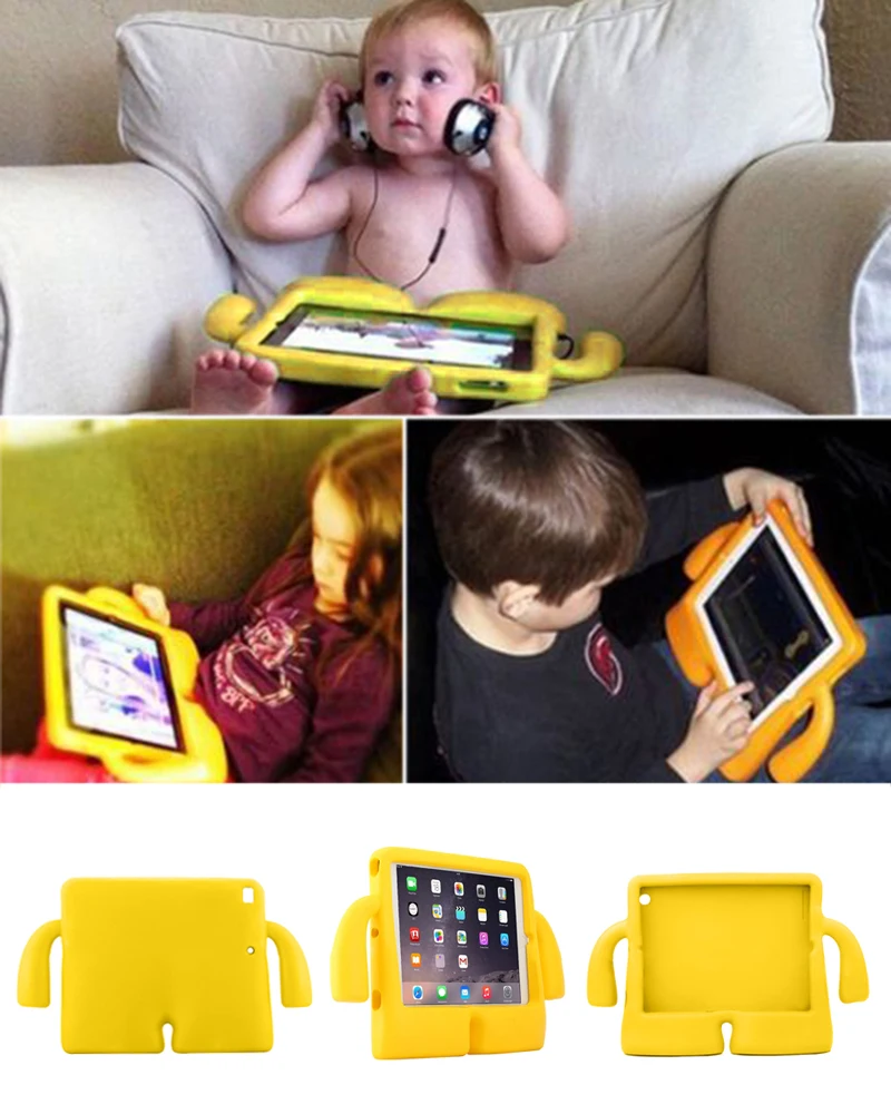 Silicon Protective Cover Soft Shockproof for IPad 2 3 4 Case Kids for IPad 2 3 4 Case Kids Tablet Cover Ipad Mini Case