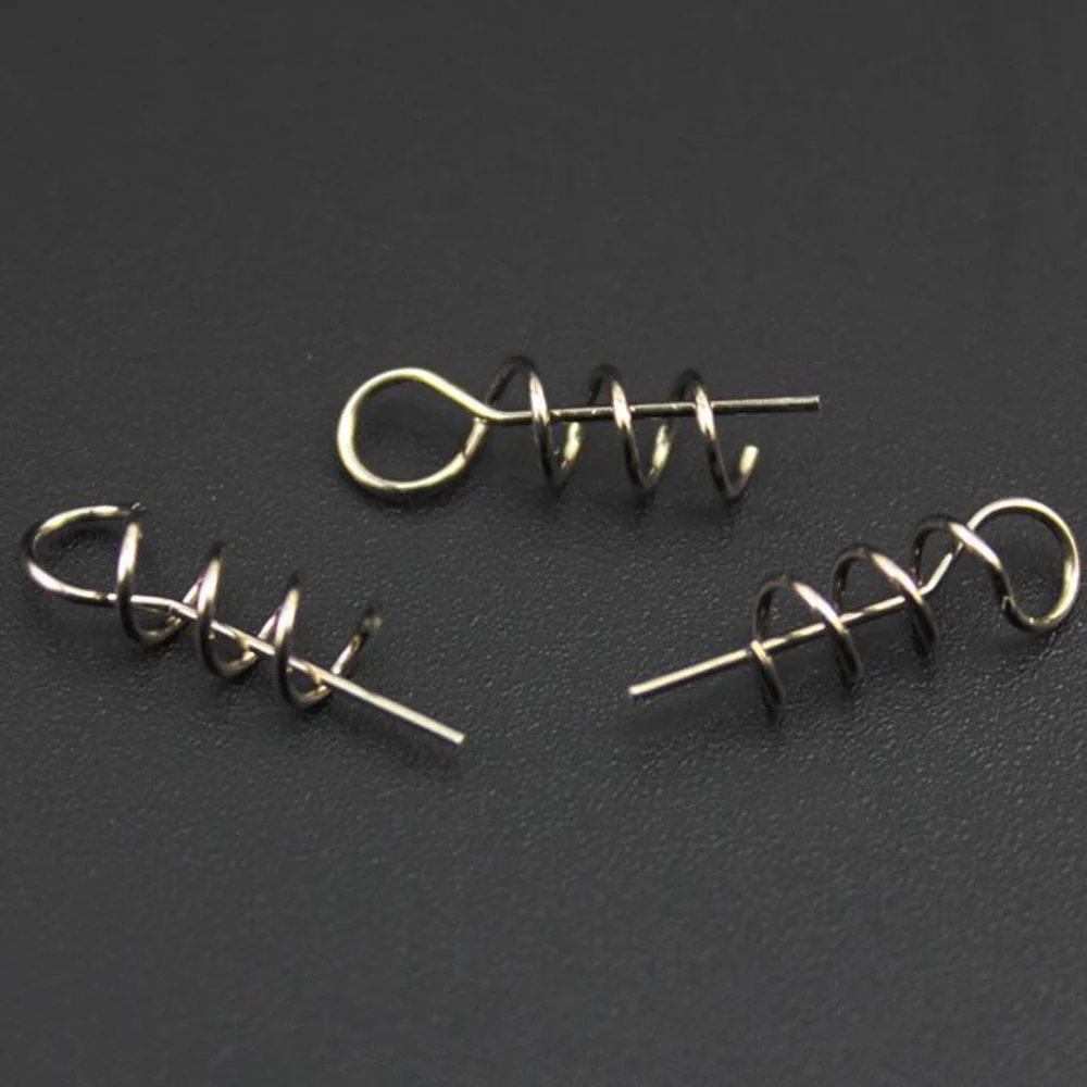 

200pcs Spiner Lure Accessories Lock Needle Soft Bait With A Spring Pin To Bottom Of The Crank Head Hooks For New Fishing Tools