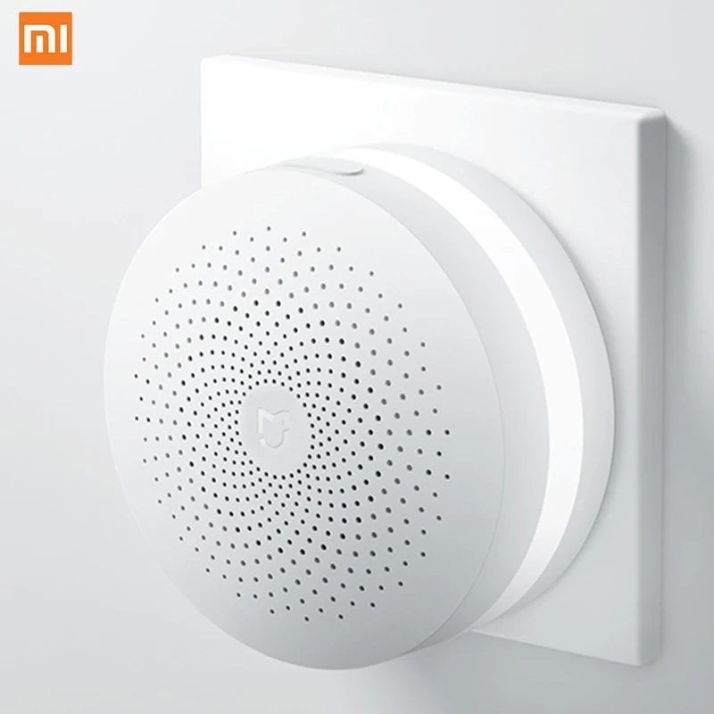 XIAOMI Mijia умный дом Многофункциональный шлюз управления центр с 7 светодиодными