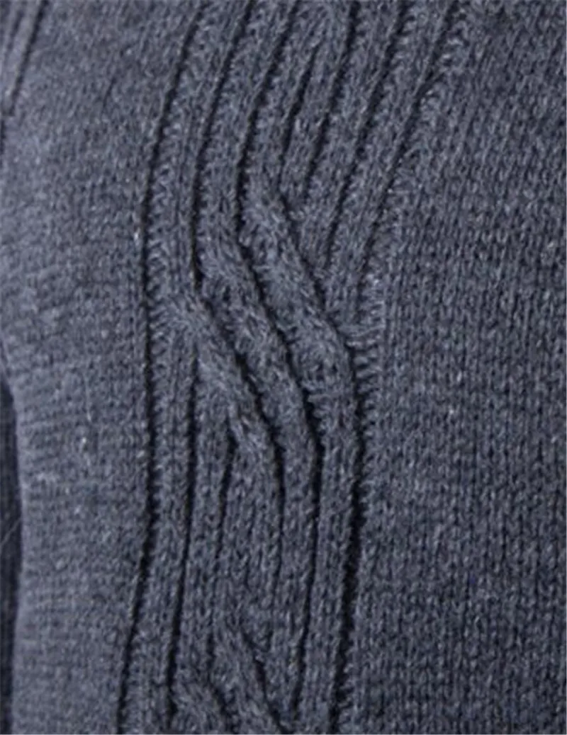 Covrlge 2019 мужской Свитера, пуловеры Тонкий Теплый Твердые высокое лацкан жаккардовые хеджирования Британский Мужская одежда Для мужчин s