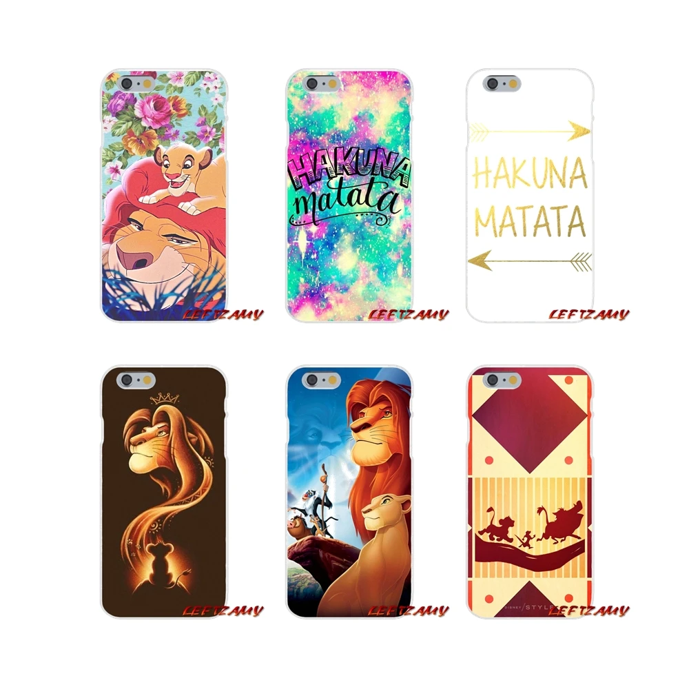 

For Huawei P Smart Mate Honor 7A 7C 8C 8X 9 P10 P20 Lite Pro Plus The Hakuna Matata Lion King Accessories Phone Cases Covers