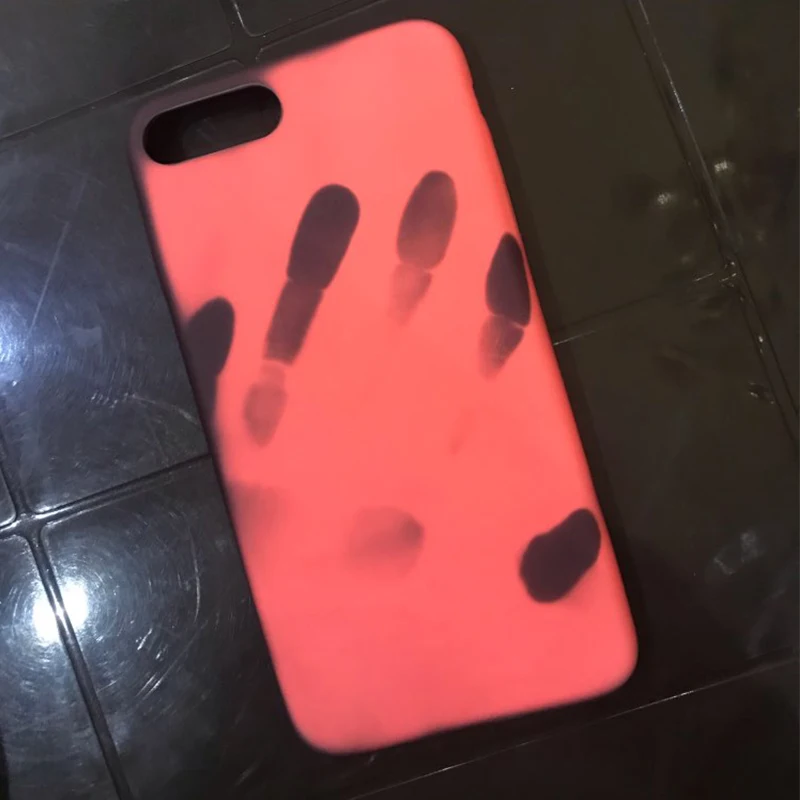 1 шт. чехол для iPhone 7 8 с датчиком температуры|Бамперы| |