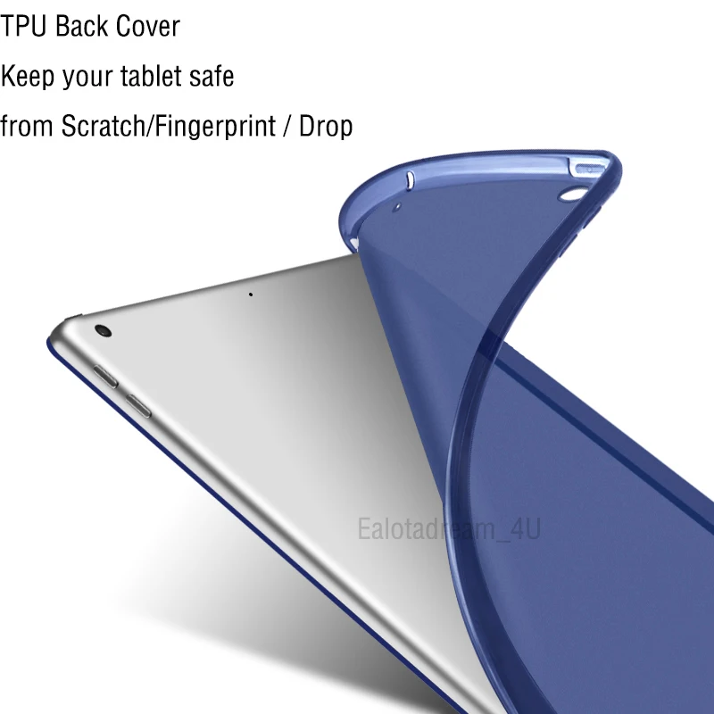 3-Folding Tablet Cover for iPad mini 2 mini 3 Case Smart Flip Stand PVC Soft TPU Cover for iPad mini 1 2 3 Flip Cover 7.9'' (4)