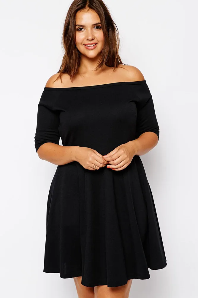 Half Shoulder Dress