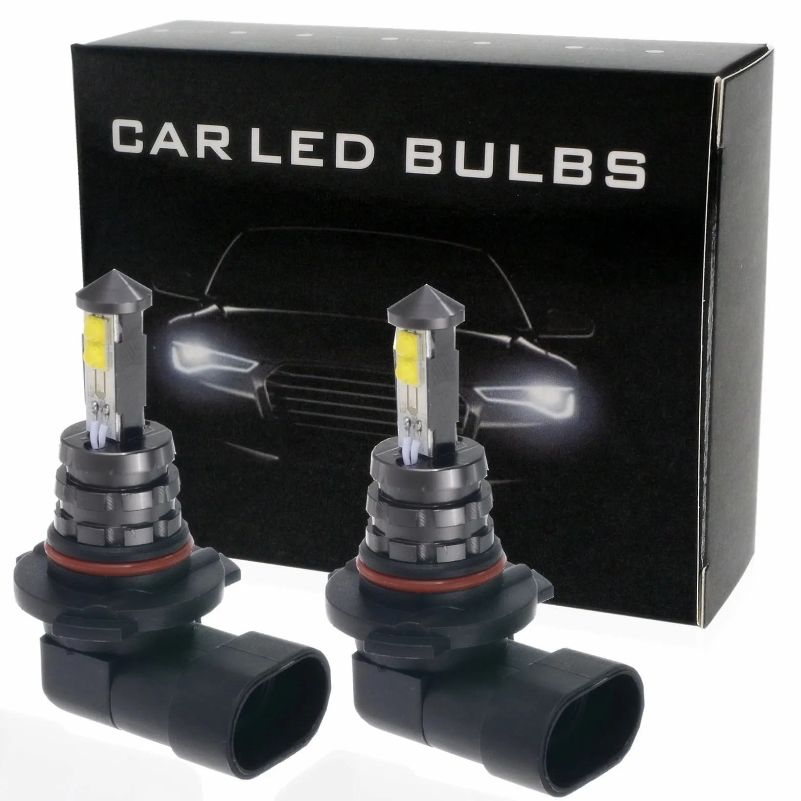 MaleCrane 2 PCS H10 9005 HB3 9006 HB4 Led Bulb Car Fog Light 20W 600LM
