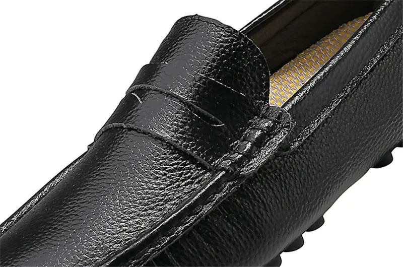 KOZLOV/Повседневная обувь в итальянском стиле; большие размеры; мужские лоферы; Роскошная Брендовая обувь из натуральной кожи; Модные слипоны; деловые мужские туфли-мокасины; Zapatos