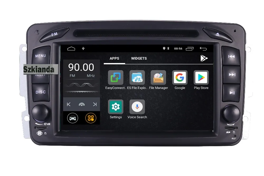 Perfect In Stock 7"Android 9.0 Car DVD Player For Mercedes Benz CLK W209 W203 W463 W208 Wifi 3G GPS Bluetooth Radio Stereo audio media 21