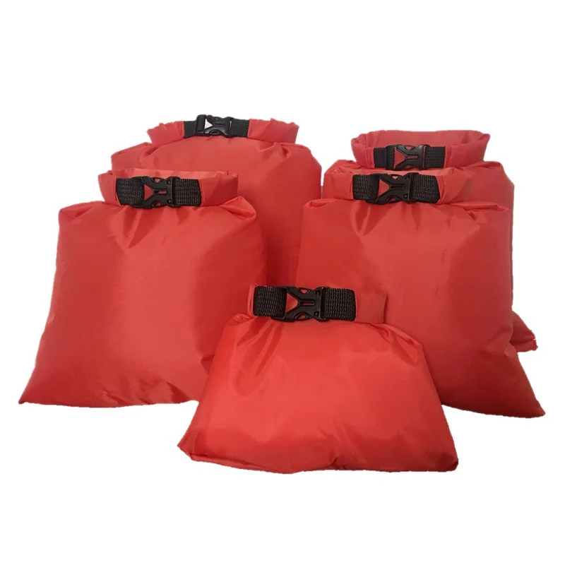 Разноцветная водонепроницаемая сумка для хранения, рафтинг, каноэ, сумка для лодок 1,5/2,5/3,5/4,5/6 л, сухая сумка с покрытием, силиконовая ткань, давление
