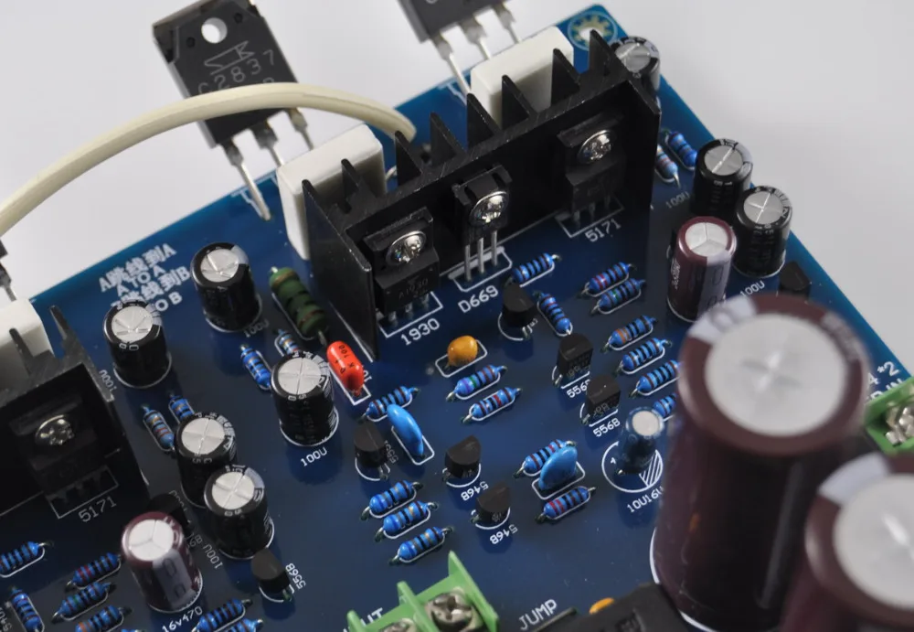 LJM MX100 SANKEN 2SA1186 2SC2837 аудио двухканальный усилитель мощности|power amplifier board|amplifier boardpower