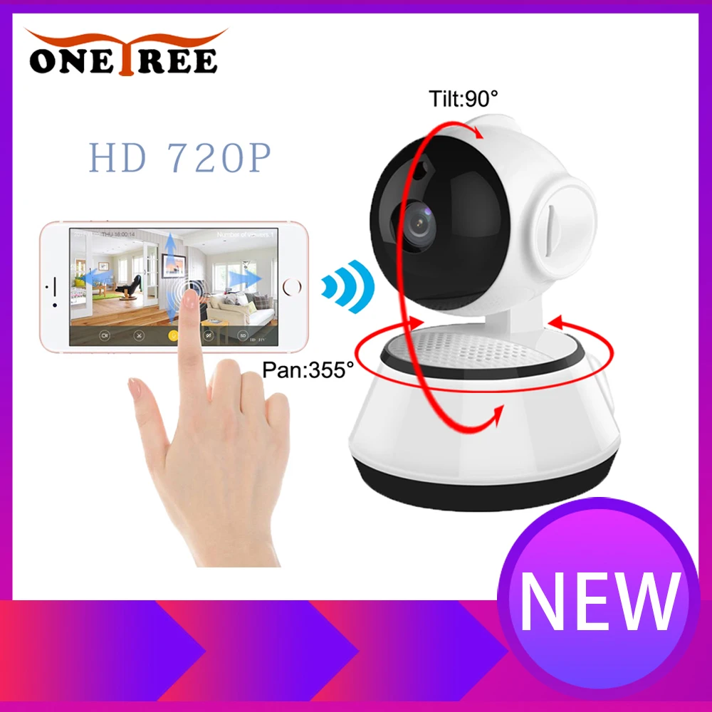 

HD 720P WiFi Mini Baby Monitor Wireless IP Camera P2P Indoor Surveillance Security CCTV Camera Home Video Monitor Night Vision