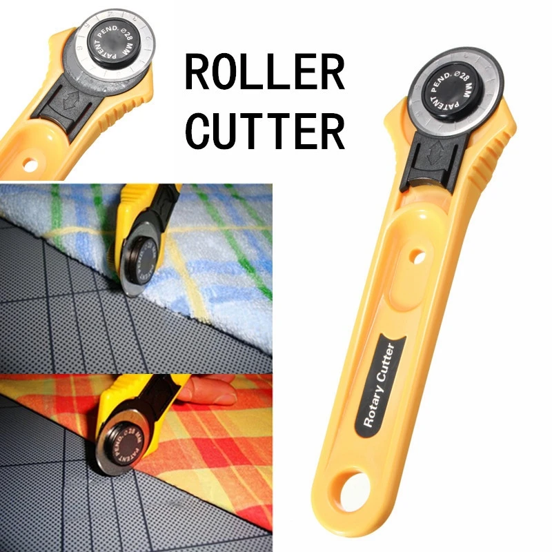 28mm High Speed Steel Rotary Cutter Premium Quilters Sewing Fabric Leather Vinyl Craft Quilting
