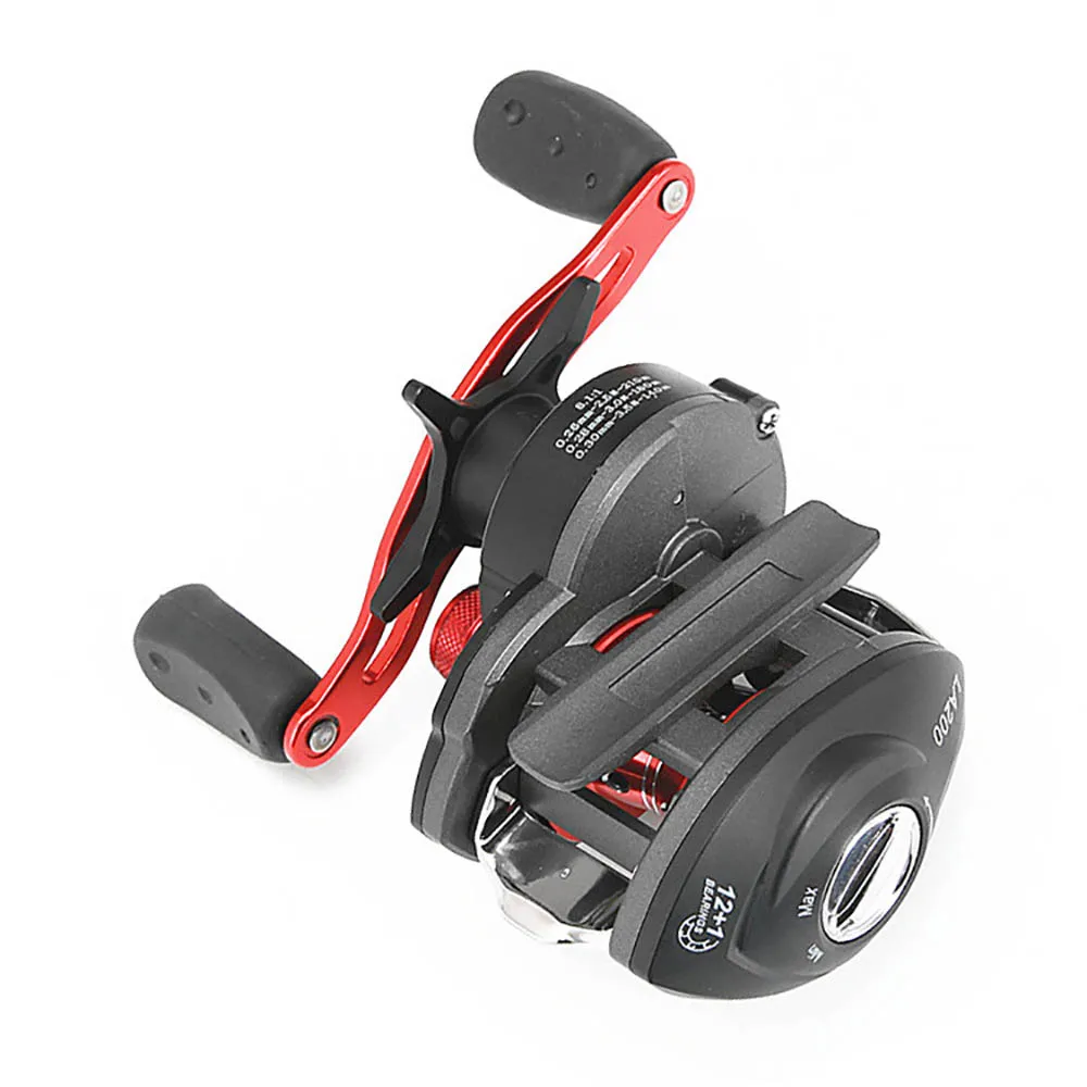 Baitcasting Fishing Reel 13BB 8.1:1 13bb Bearings Baitcaster left Right Hand For Casting Rod