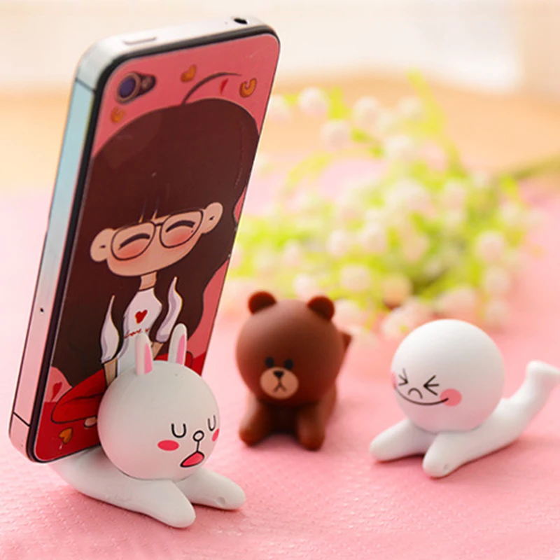 

Cute Cartoon Bear Rabbit Phone Stand Bracket Mobile Phone Holder Support Desk Decor for iPhone XiaoMi Huawei Samsung Smartphones