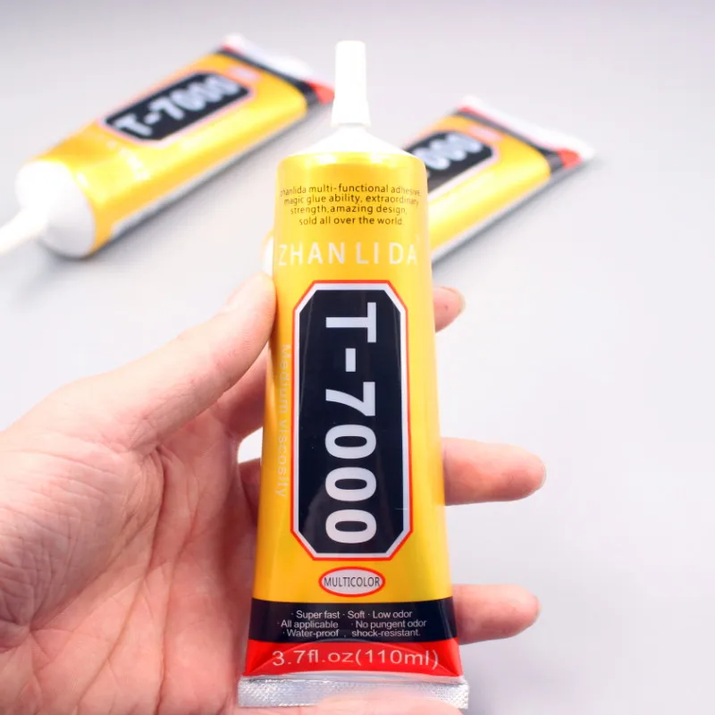 

High Quality T7000 Glue 110ml Multipurpose T-7000 Adhesive Epoxy Resin Diy Jewelry Fix Touch Screen black Glue