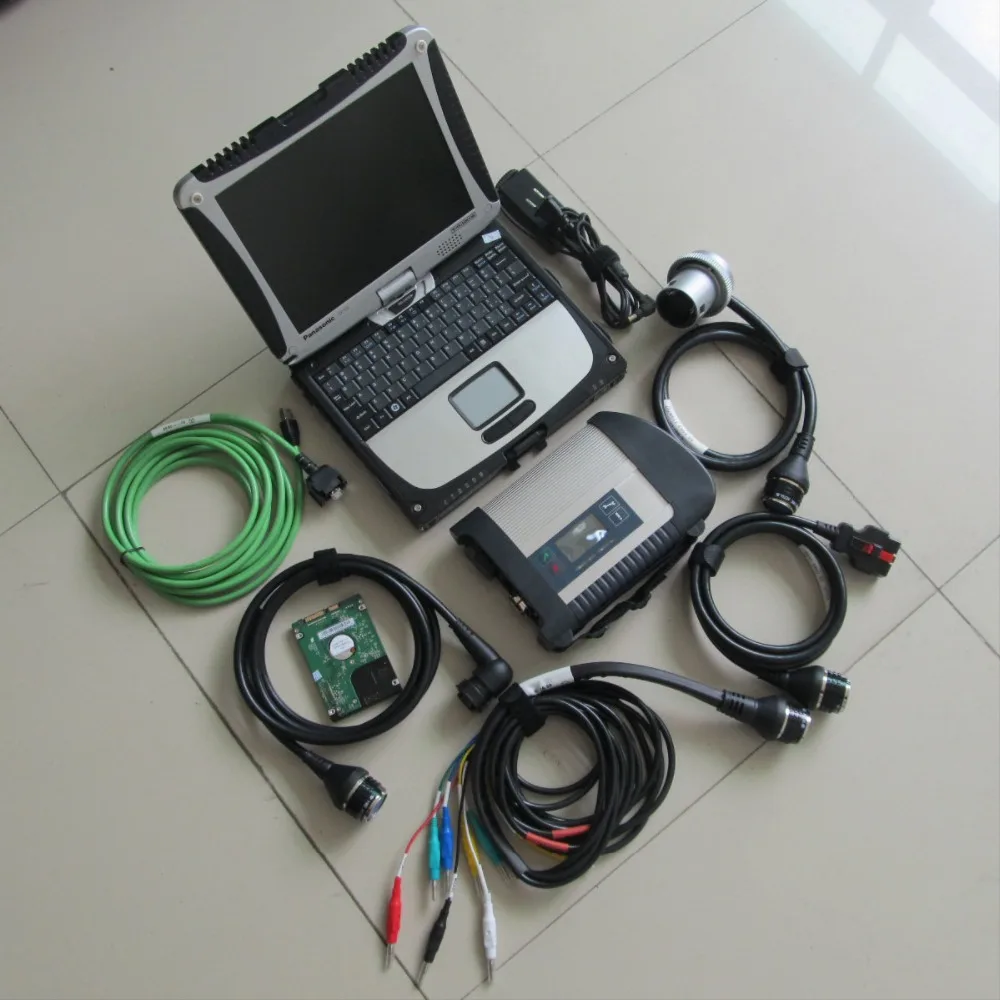 

Mb star c4 mb sd connect compact 4 with wifi +software 2019.03v hdd military toughbook cf19 installed ready to work win7 system
