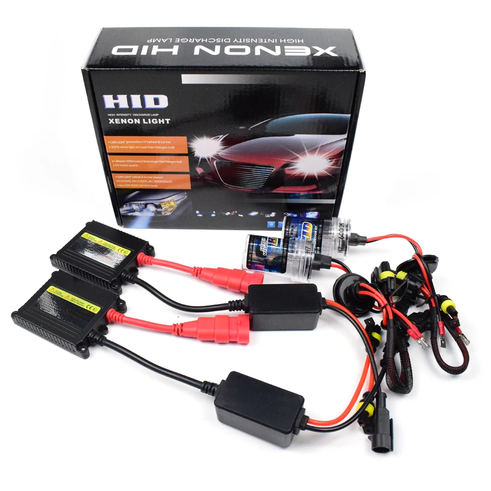 Luz do Carro para h1 Dyoung Escondeu Xenon h3 h7 h8 - h9 H11 9005 Hb3 9006 Hb4 3000 K-12000 k Lâmpada Kit 55 w ac 11 Automóveis e motos