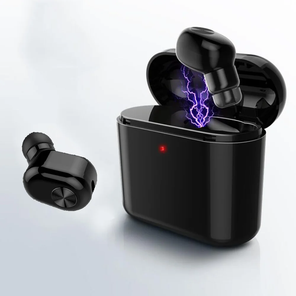 

Bl1 Bluetooth headset mini wireless with charging bin single earplugs stereo long standby sports Bluetooth headset For phone
