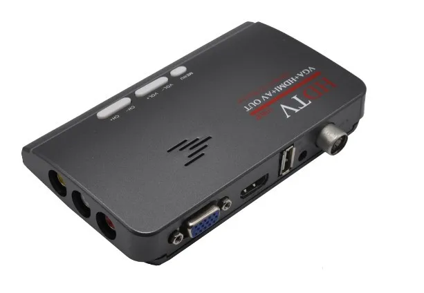 1080 P HD DVB T2 T видео из AV VGA tv Box HDMI USB MPEG4 приемник для всех CRT ЖК дисплей мониторов