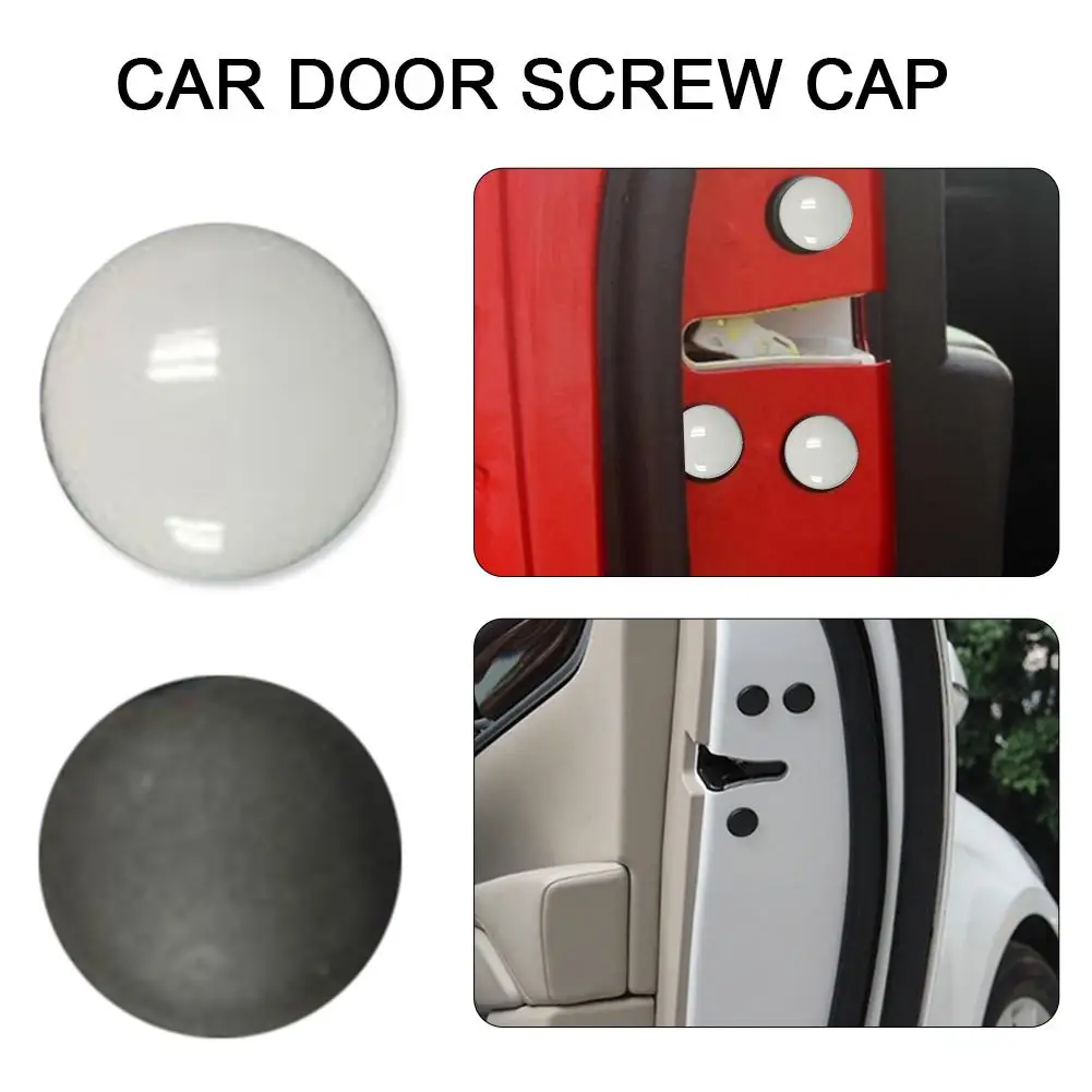 12PCS Car Door Lock Protection Cover Door Anti-Rust Universal Waterproof Screw Cover