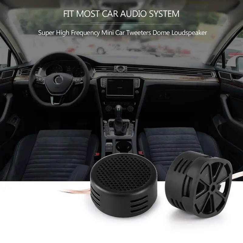 Onever Hot Sale 2pcs Mini Speaker Universal High Frequency Car Tweeter Loud Speaker Super Power Audio Auto Sound Loudspeaker