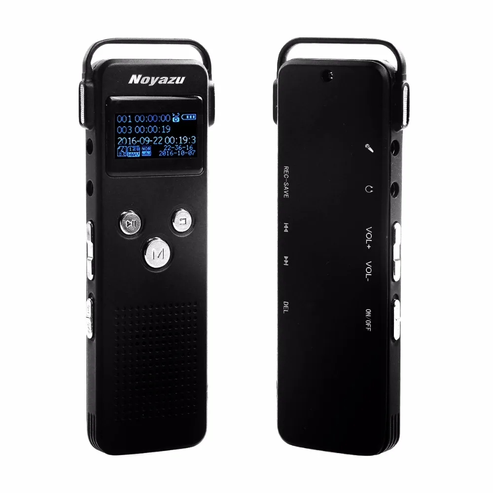 NOYAZU A20 8G цифровой Аудио Диктофон Mp3 плеер Голосовой активированный Микрофон