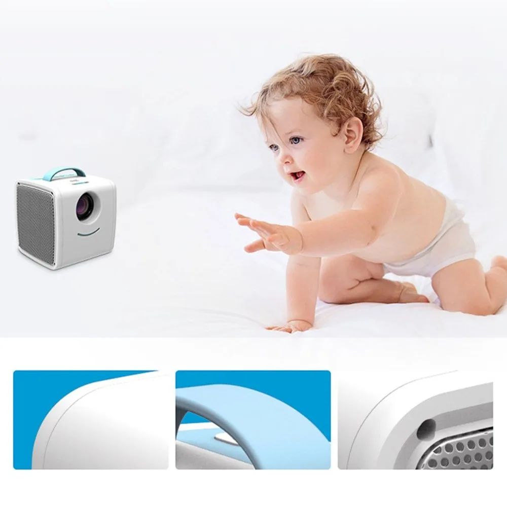 Q2 البسيطة المحمولة العارض 700 لومينز الأطفال التعليم الأطفال هدية الوالدين والطفل Proyector LED TV المسرح المنزلي متعاطي المخدرات